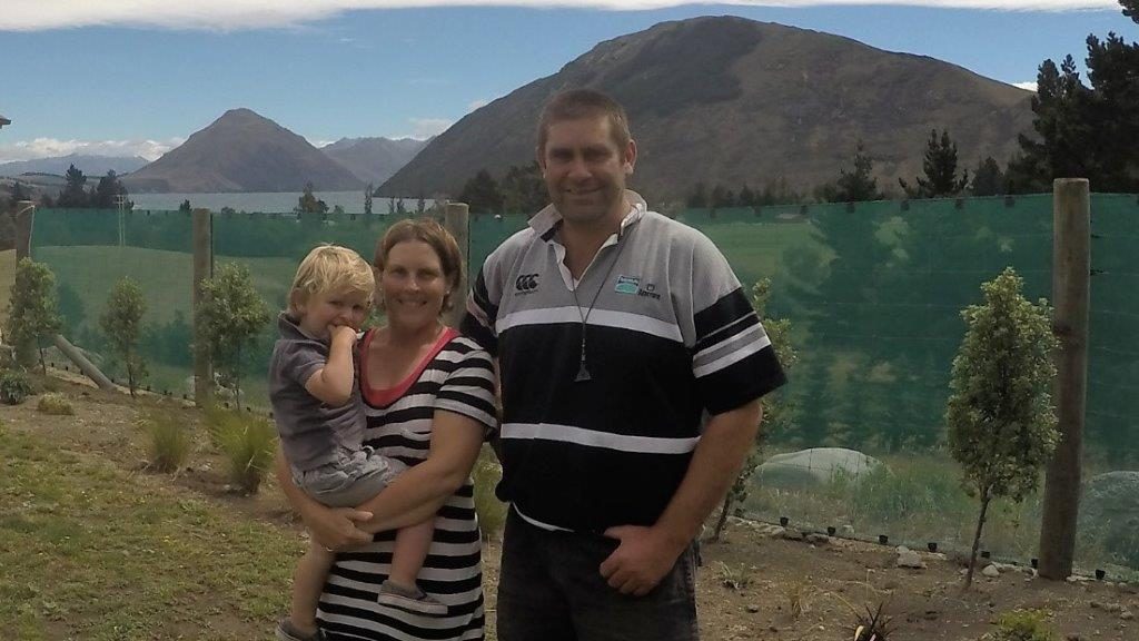 Mark and Rebecca Rose at Lake Coleridge